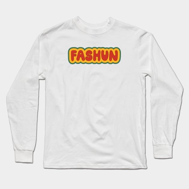 Fashun Long Sleeve T-Shirt by technicolorable